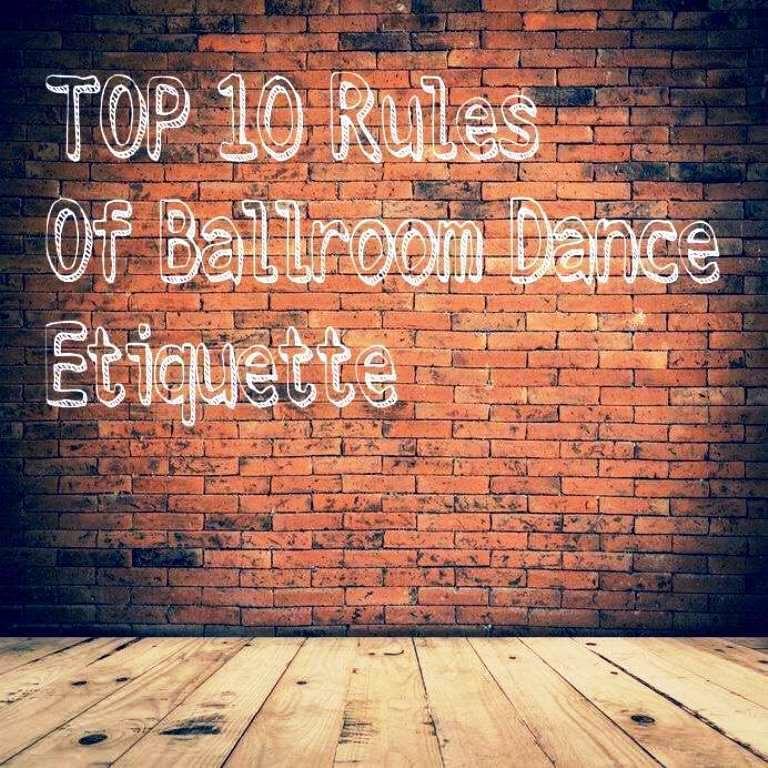 Understanding and Adhering to the Rules of Behaviour in Ballroom Dance in the UK