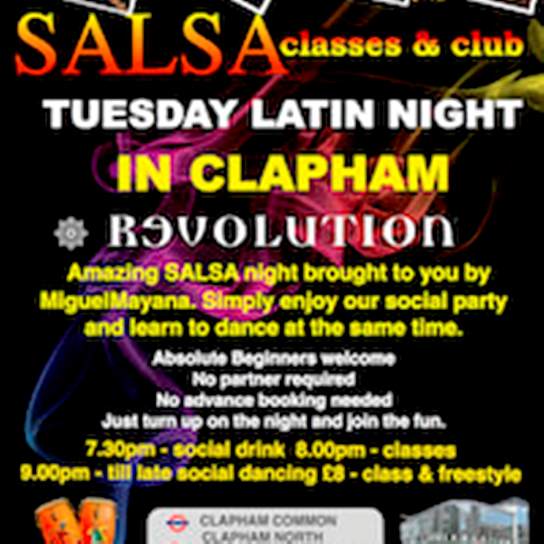 Salsa Dance Classes in Clapham, London